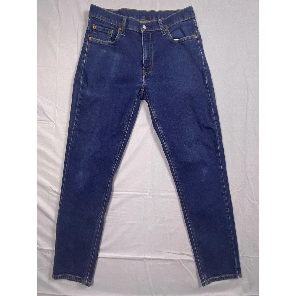Levi's 531 Athletic Slim Jeans Mens W32 L32 Blue Cotton Stretch Casual Denim